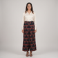 Printed High Rise Straight Pant