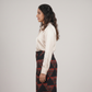 Printed High Rise Straight Pant
