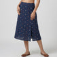 A-Line High Rise Slit Skirt
