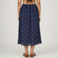 A-Line High Rise Slit Skirt