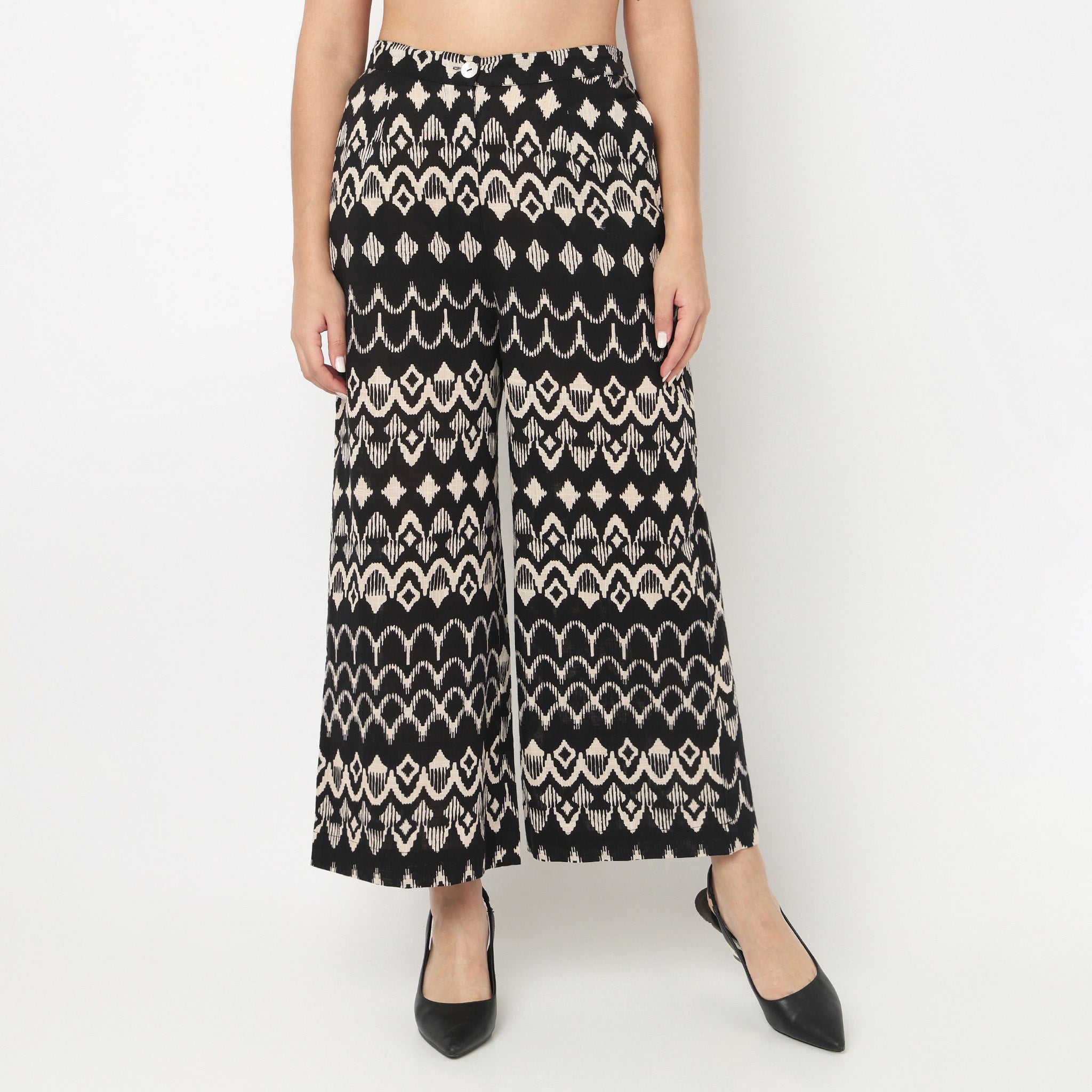 High Rise Straight Pants