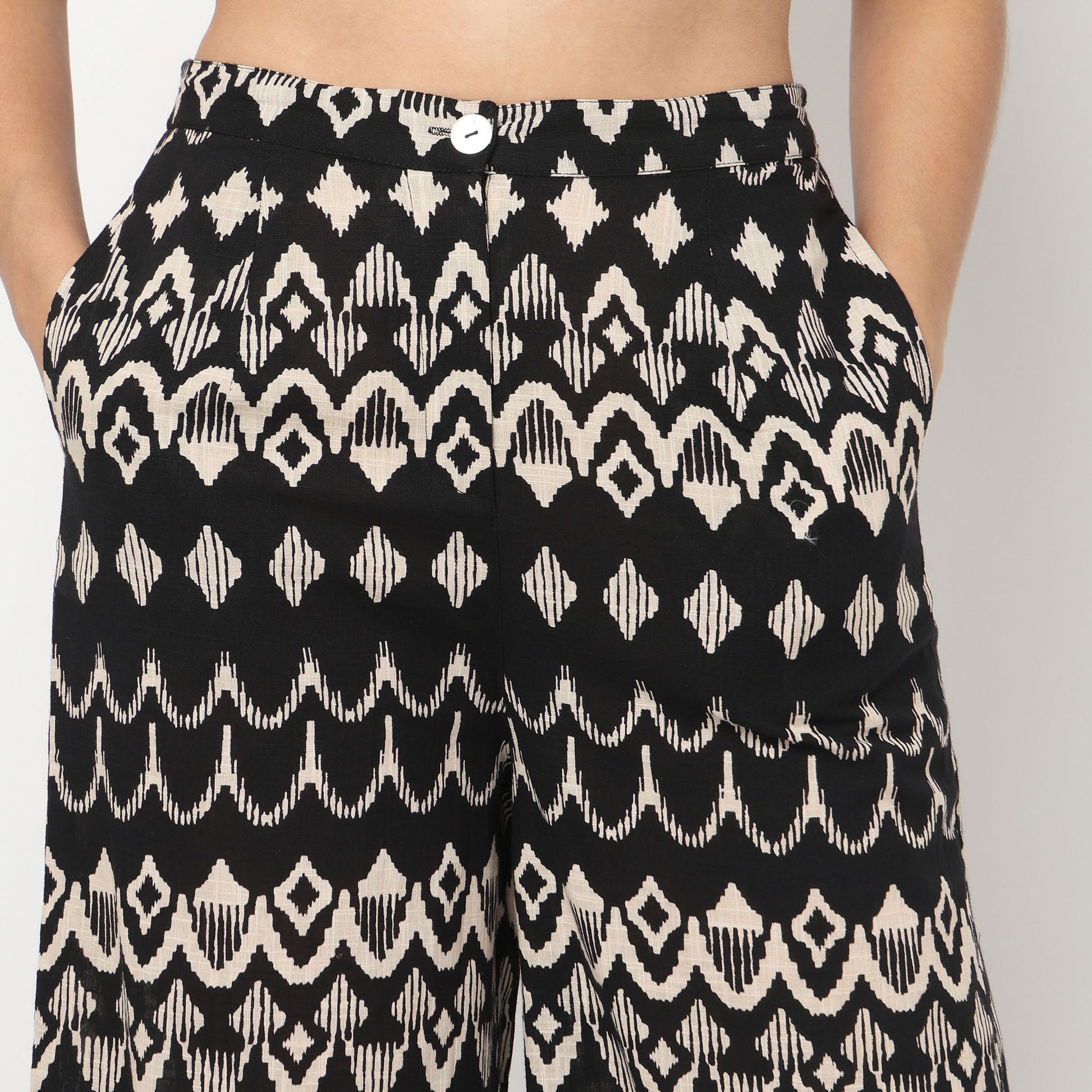 High Rise Straight Pants