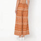 Printed High Rise Pants