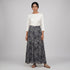 Printed Flare Fit High Rise Skirt