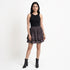 Embroidered Mini Tiered Skirt