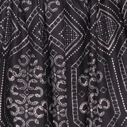 Embroidered Mini Tiered Skirt