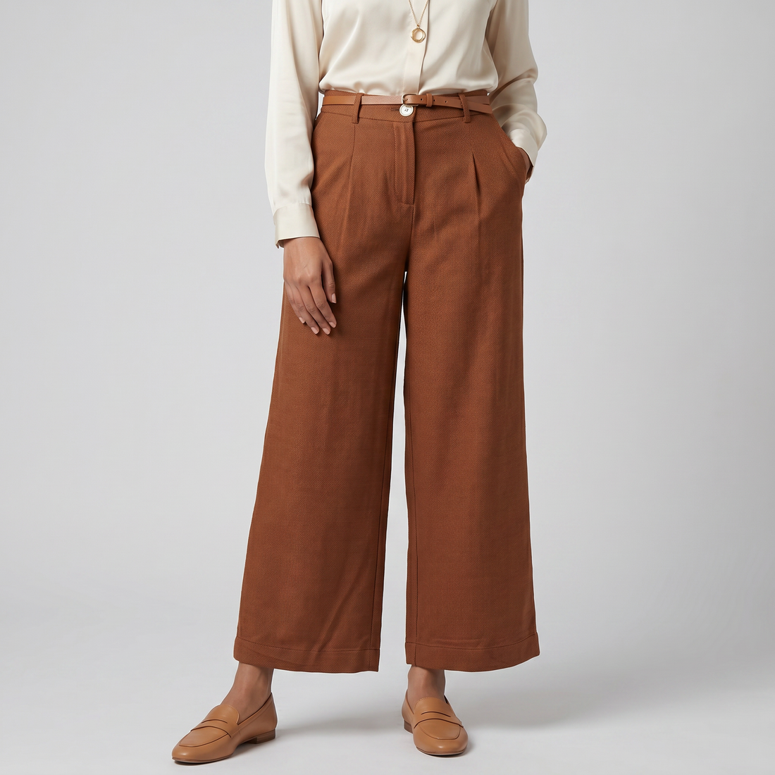 High Rise Straight Pant