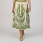 Printed A-Line High Rise Skirt