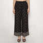 Cotton Printet High Rise Pants