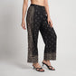 Cotton Printet High Rise Pants