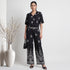 Printed Flared High Rise Pants