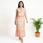 Printed Tiered High Rise Skirt