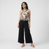 Solid Straight High Rise Pants