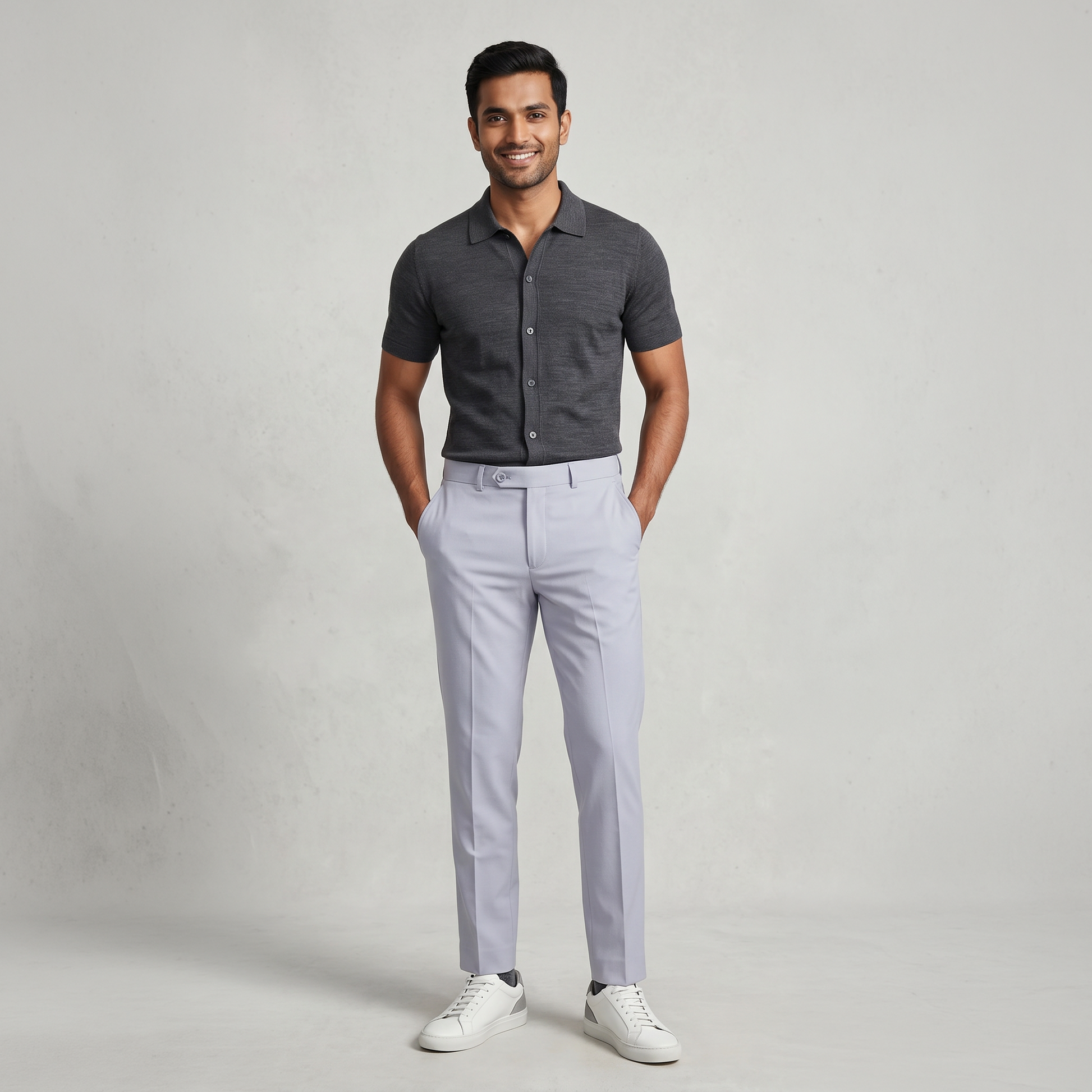 Woven Solid Flexit Pant