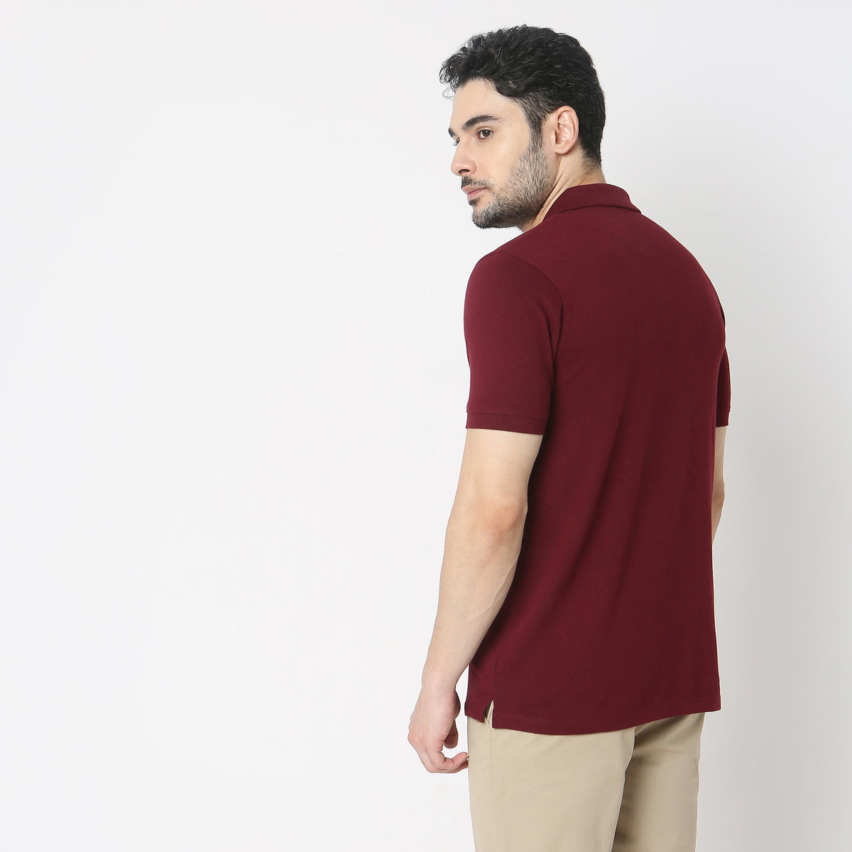 Regular Fit Structured Polo T-Shirt