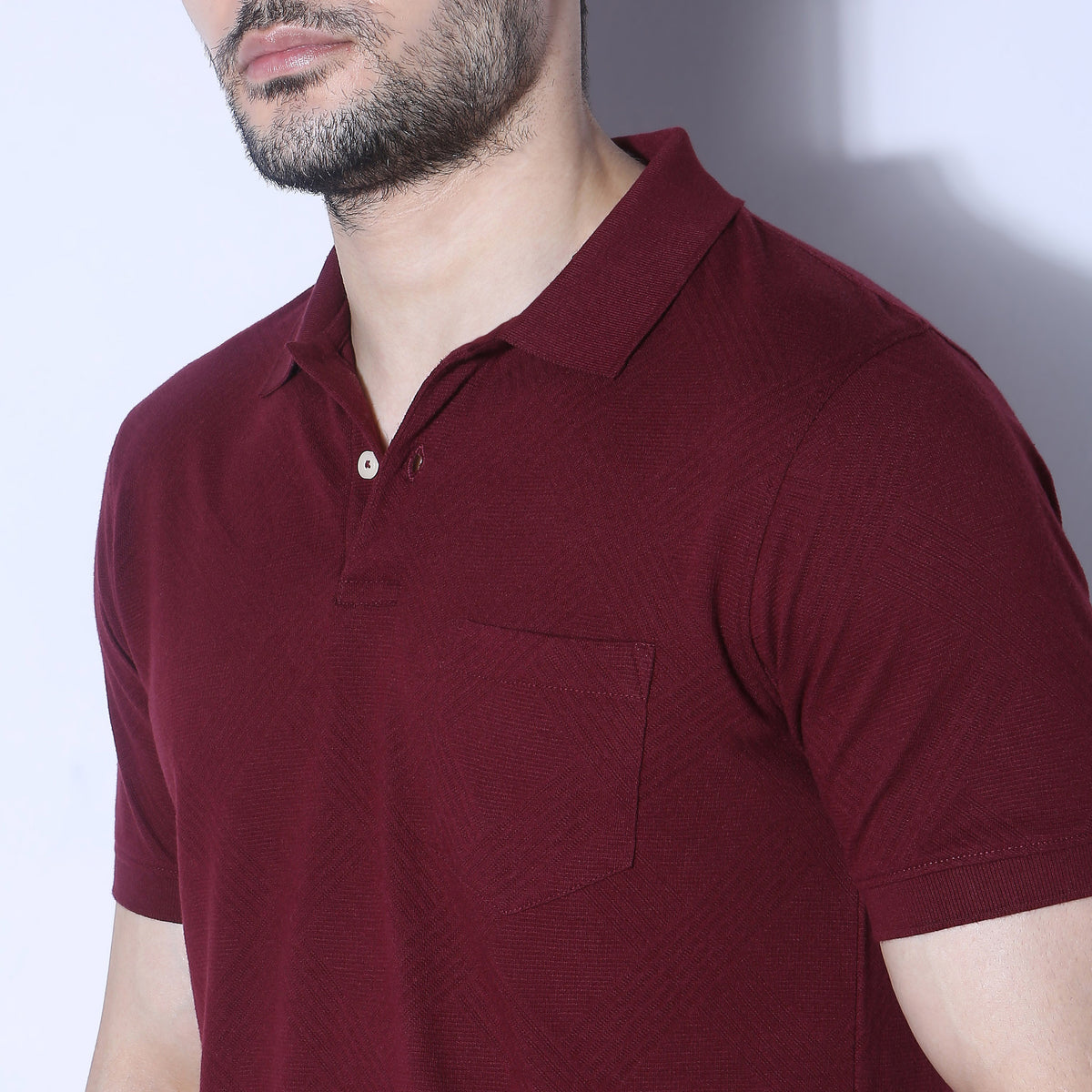 Regular Fit Structured Polo T-Shirt