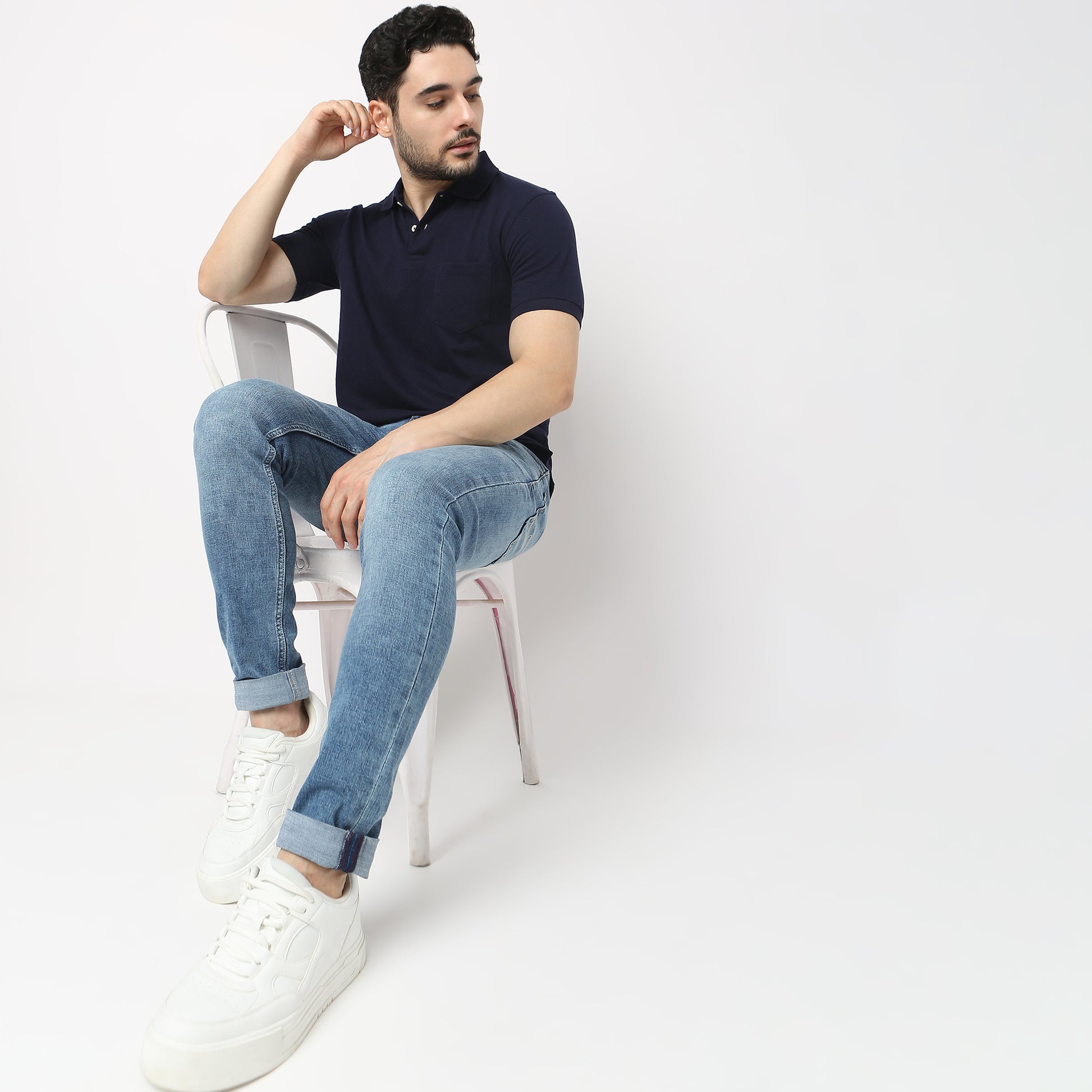 Regular Fit Structured Polo T-Shirt