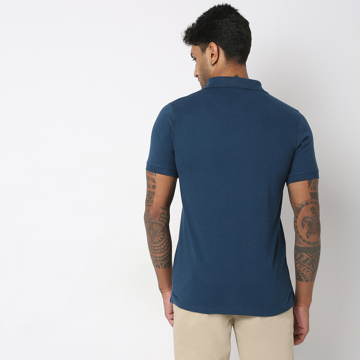 Regular Fit Structured Polo T-Shirt