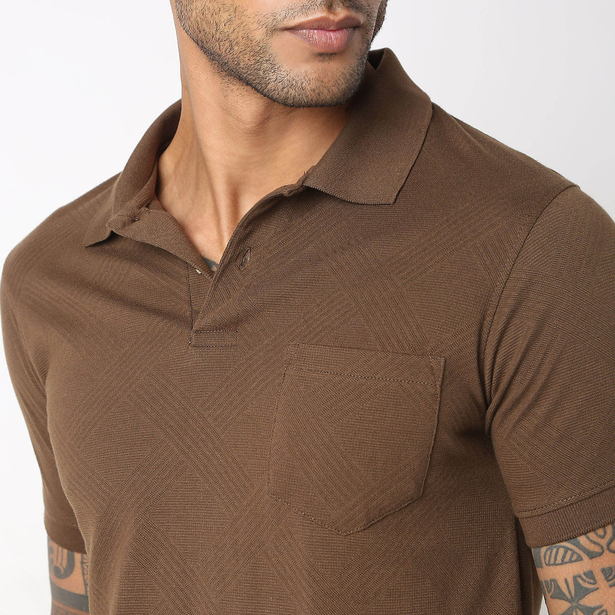 Regular Fit Structured Polo T-Shirt