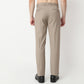 Regular Fit Solid Mid Rise Trousers
