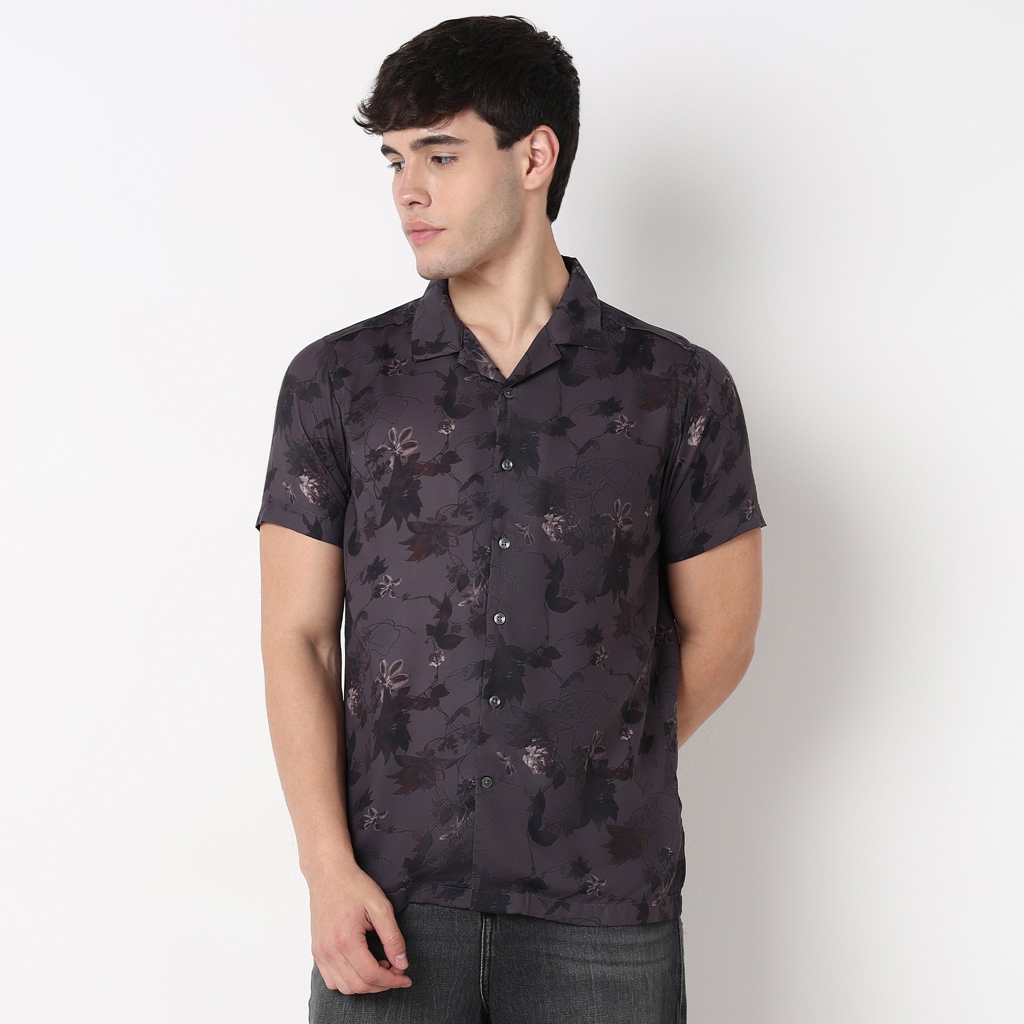 Floral Print Celebration Shirt