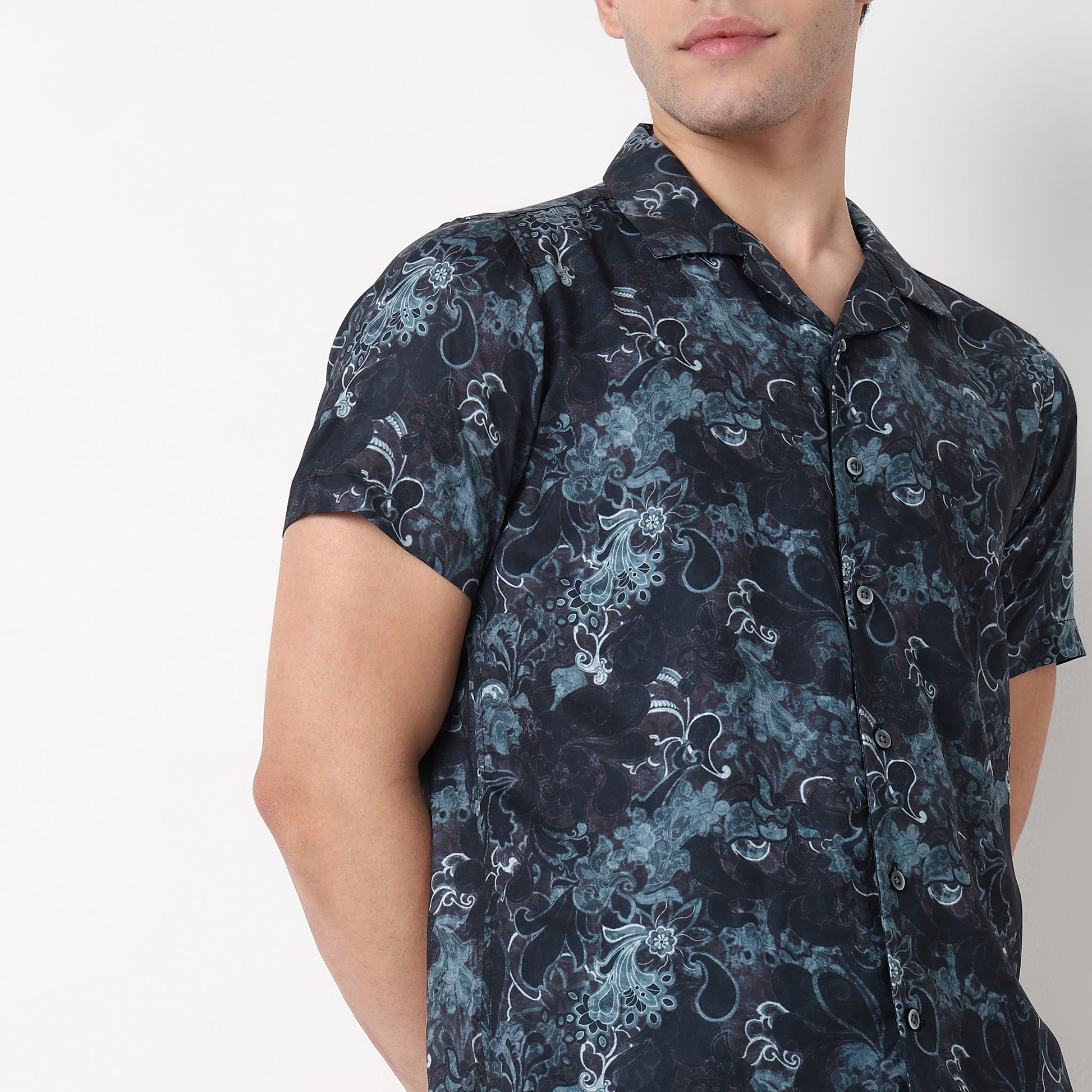 Floral Print Celebration Shirt
