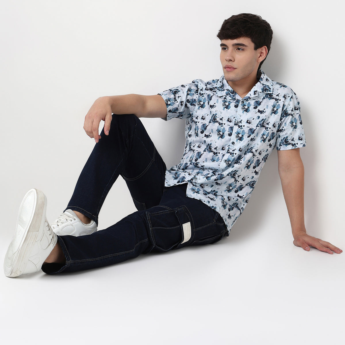 Floral Print Celebration Shirt