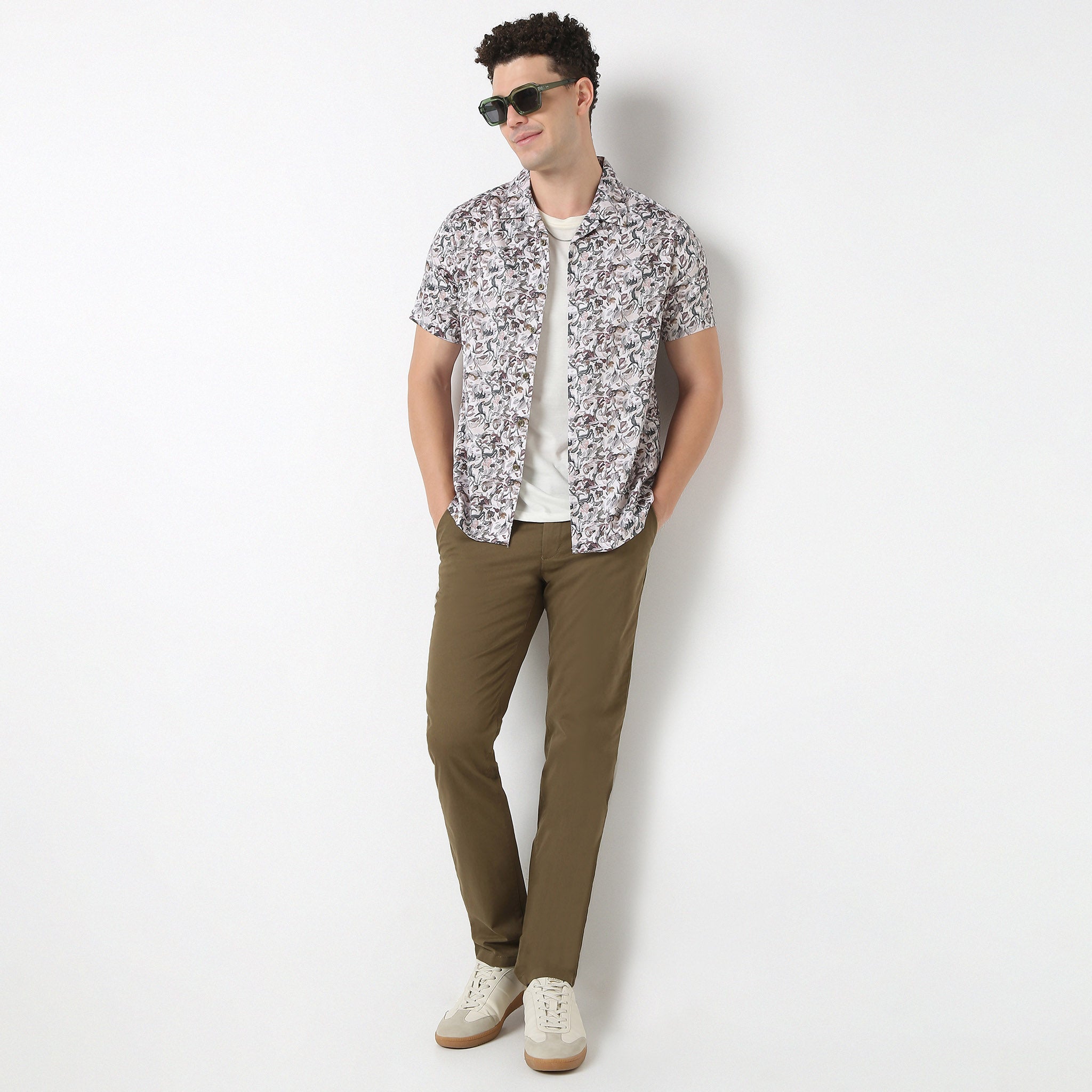 Floral Print Celebration Shirt