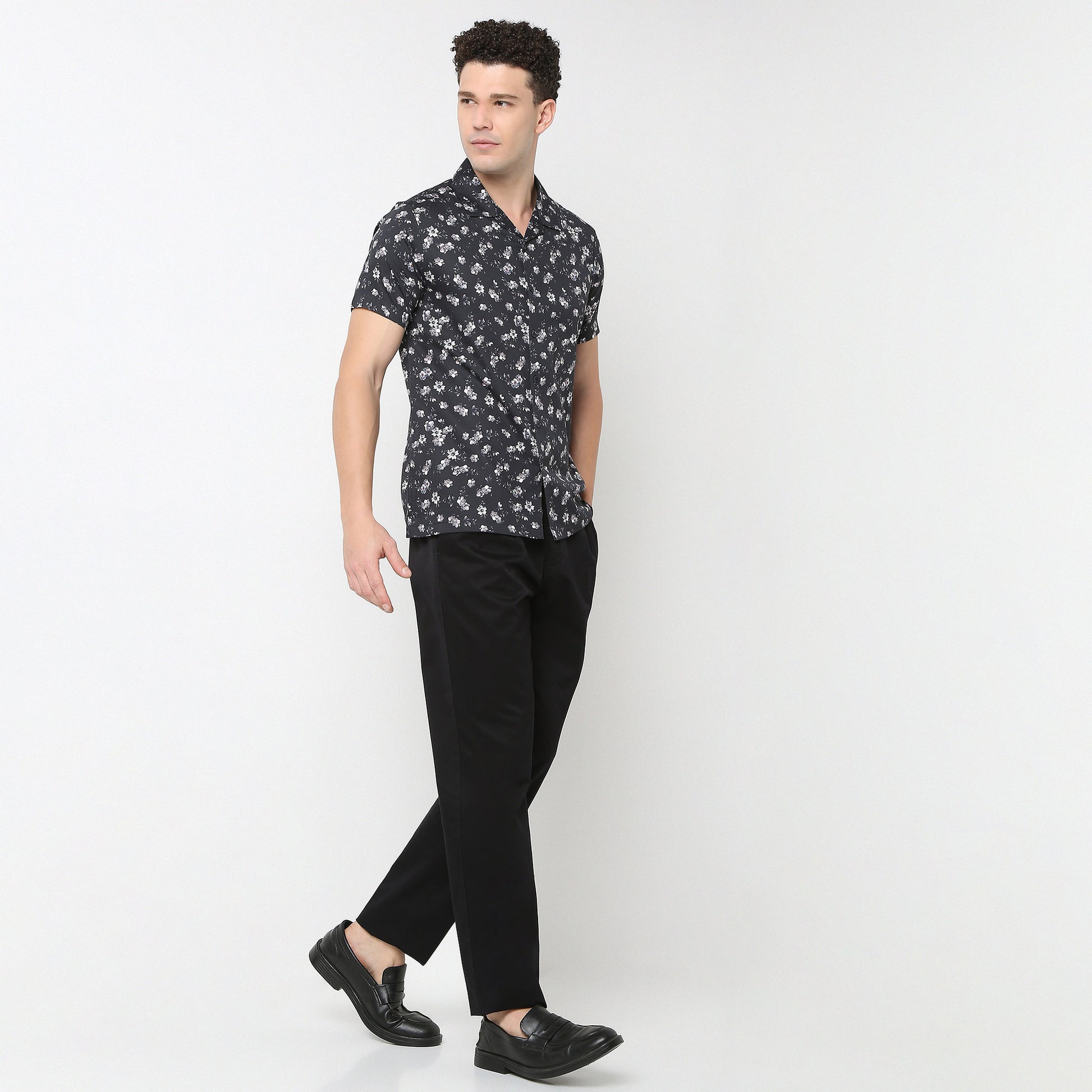 Floral Print Celebration Shirt