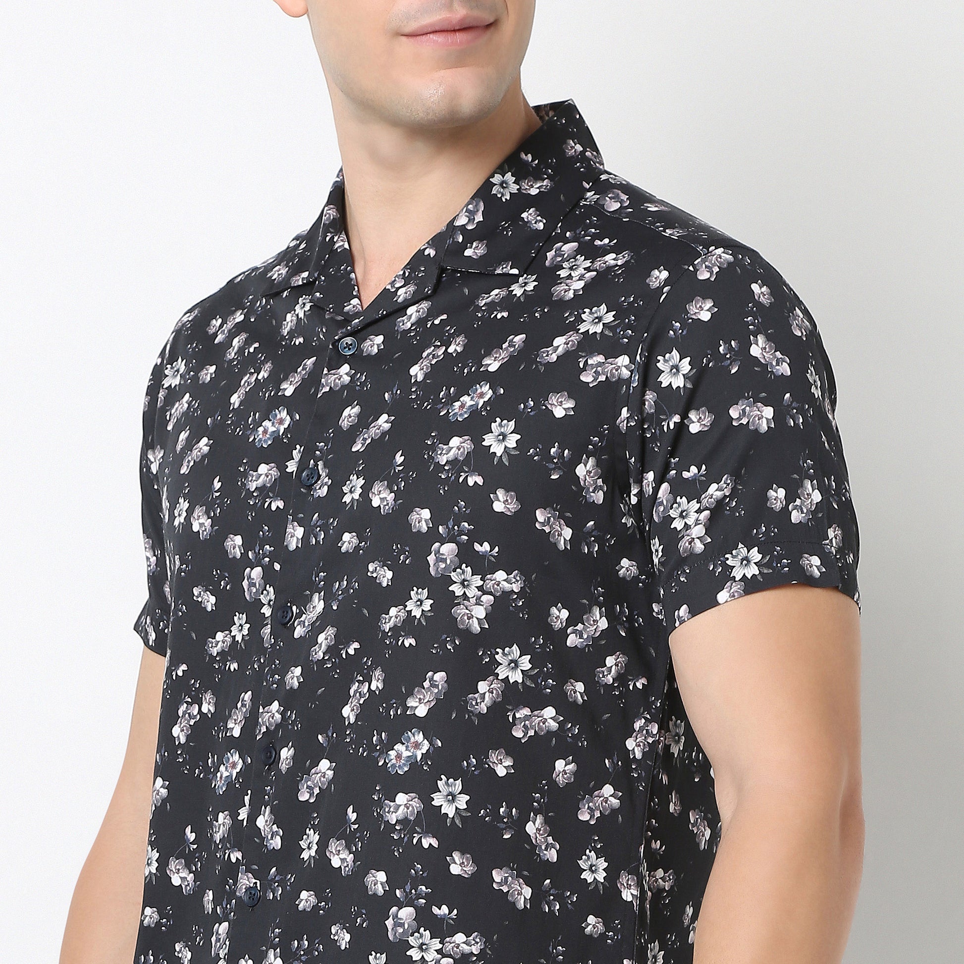 Floral Print Celebration Shirt