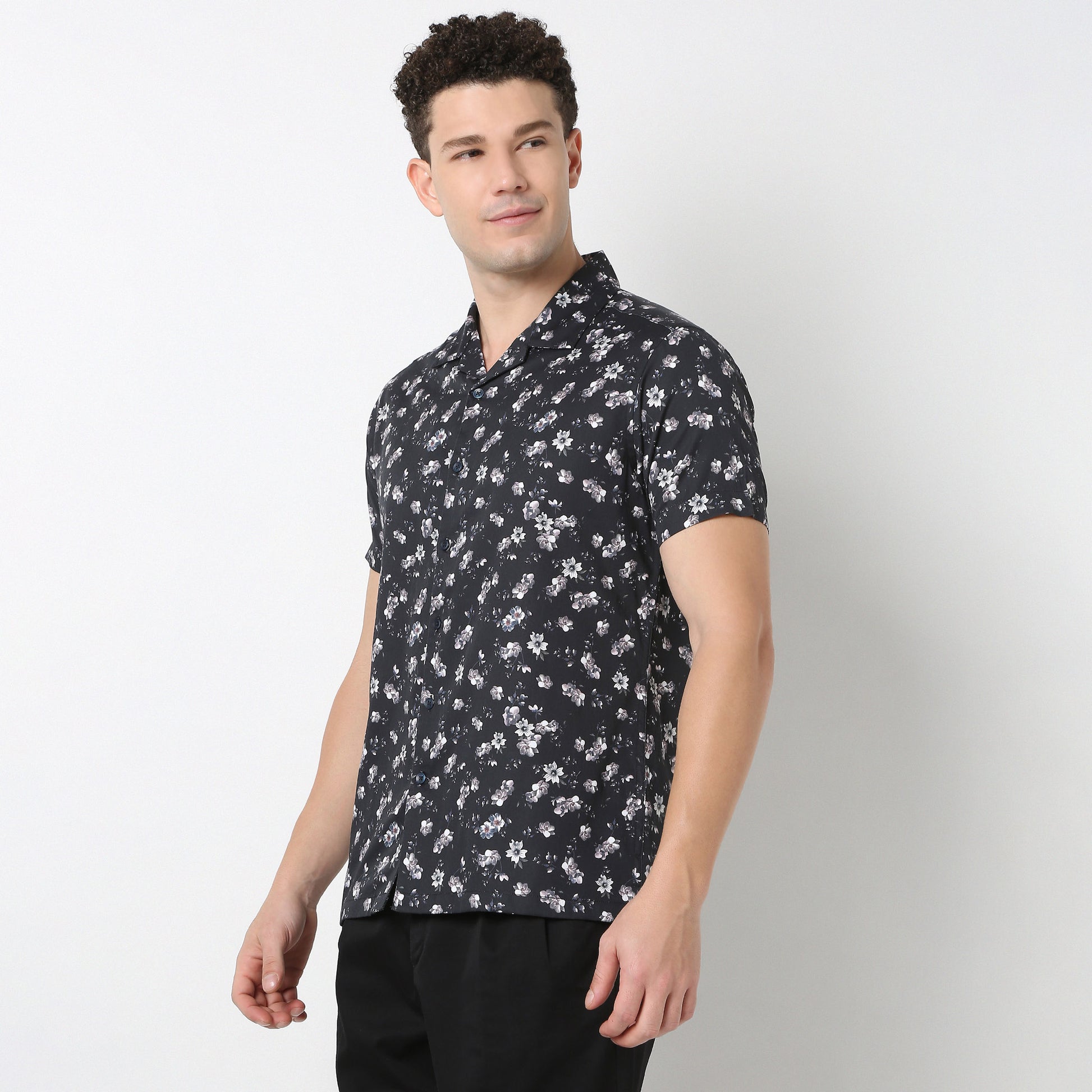 Floral Print Celebration Shirt