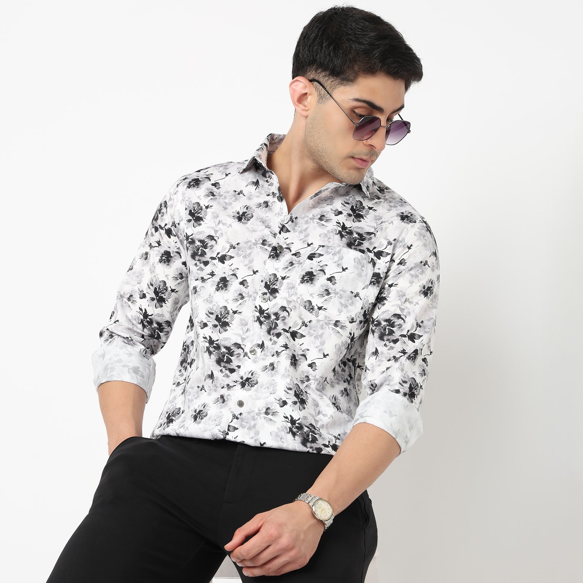 Printed Cuban Shirt