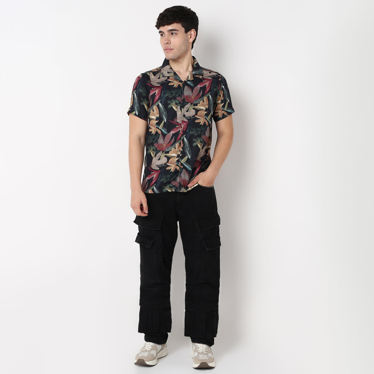 Floral Print Celebration Shirt
