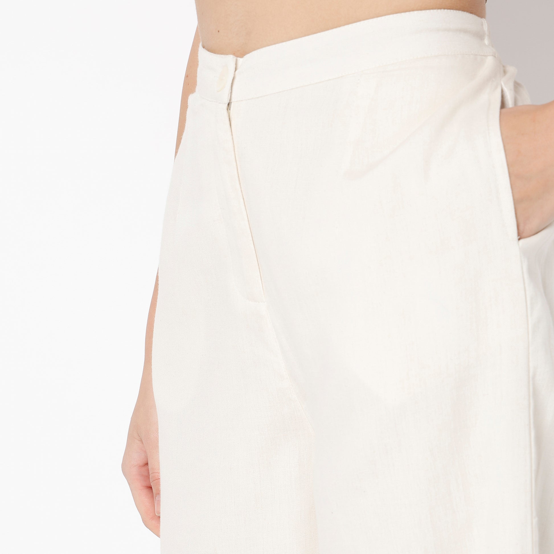 Embroidered Square Neck Vest Sleeveless Crop Top with Pant & with Shrug Set