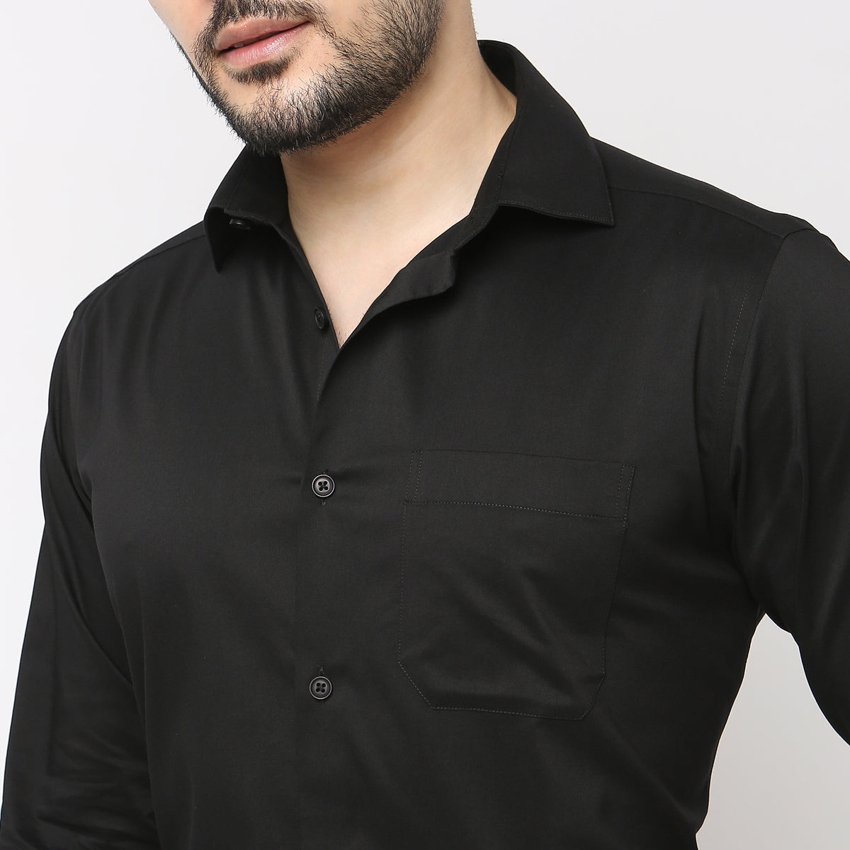 Regular Fit Solid Cooltek Shirt