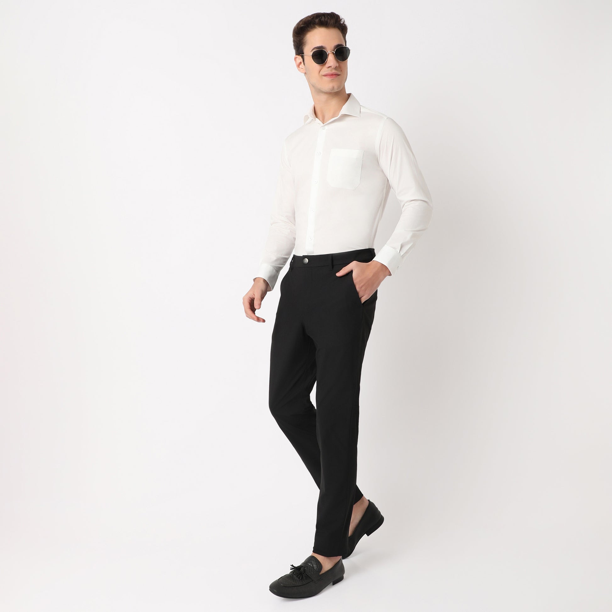 Regular Fit Solid Cooltek Shirt