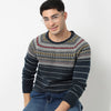 Regular Fit Jacquard Sweater
