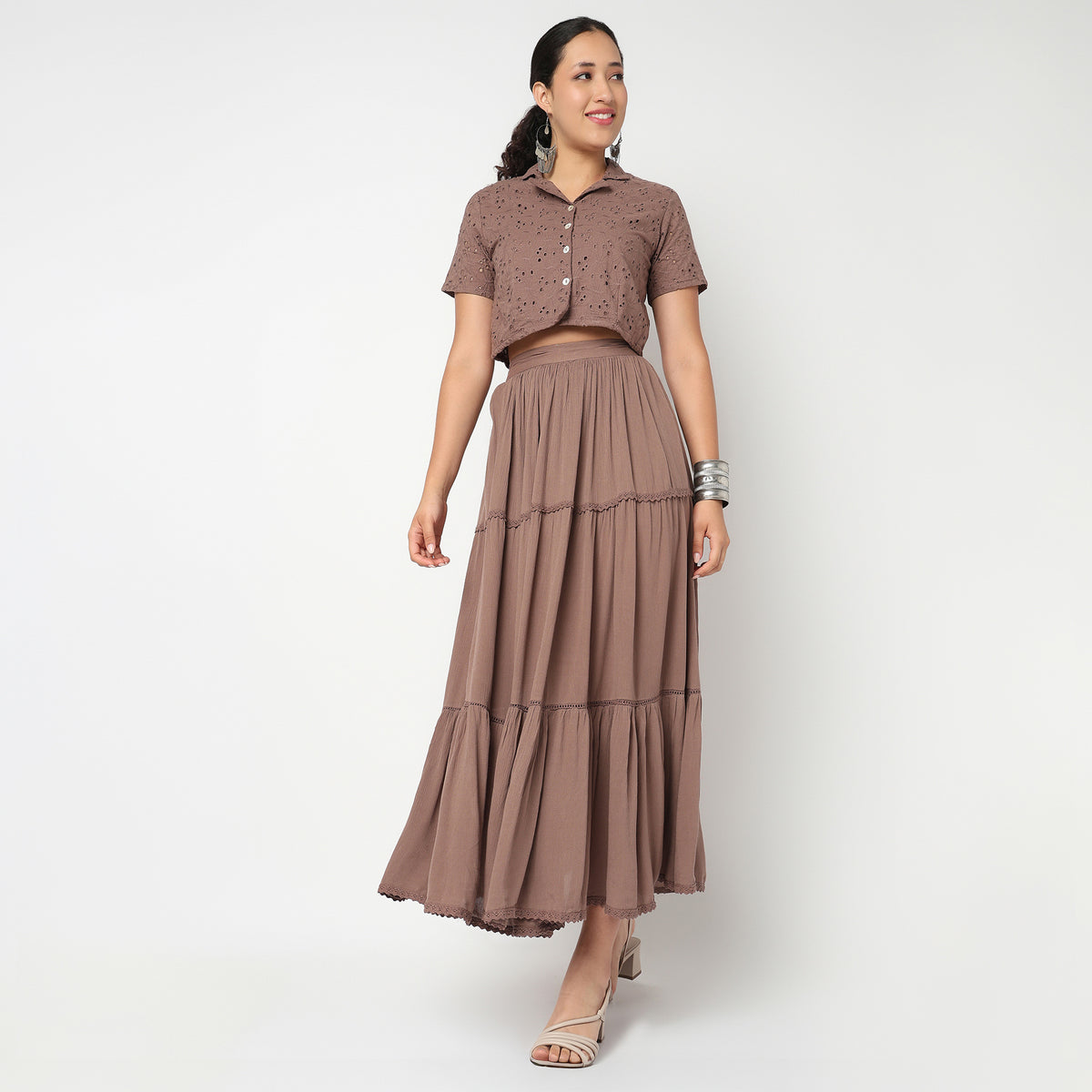 Camp Collar Crop Top