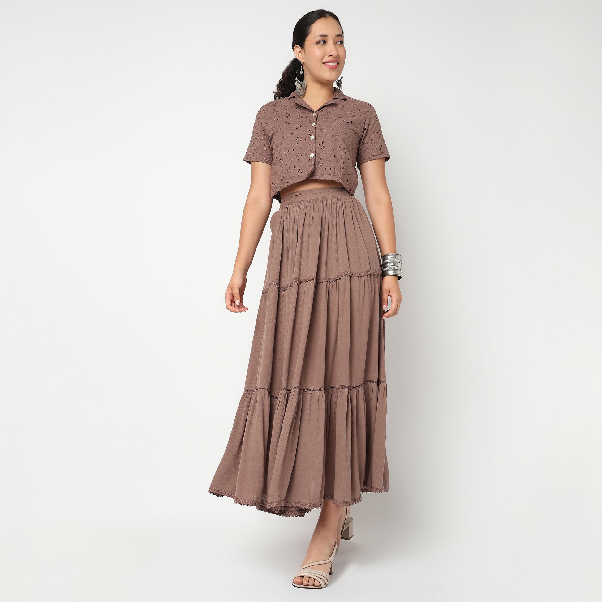 Camp Collar Crop Top