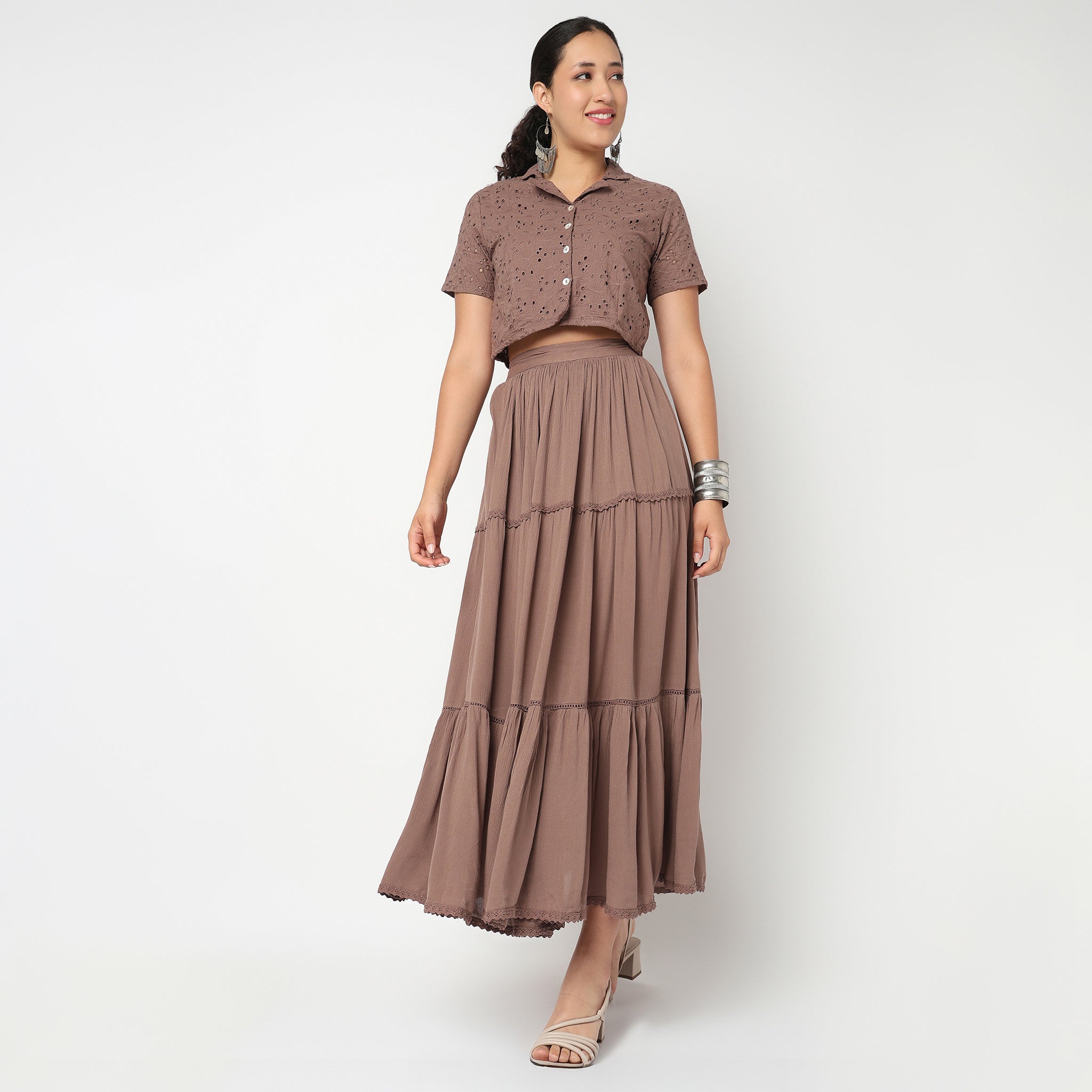 Camp Collar Crop Top