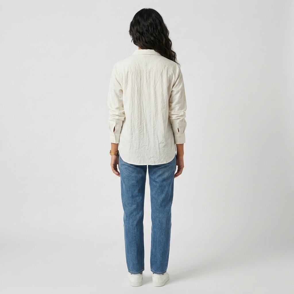 Embroidered Straight Shirt
