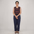 Printed Vest Crop Top