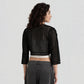 Cotton Lace Three-Fourth Sleeve Shrug