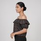 Printed Off Shoulder Top