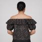 Printed Off Shoulder Top