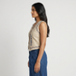 V-Neck Embroidered Vest Top
