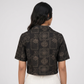 Printed Crop Shirt