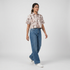 Printed Crop Shirt