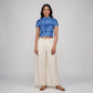 Knitted Printed Crop Top