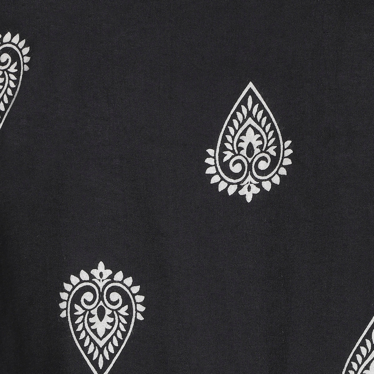 Printed Straight Crop Top